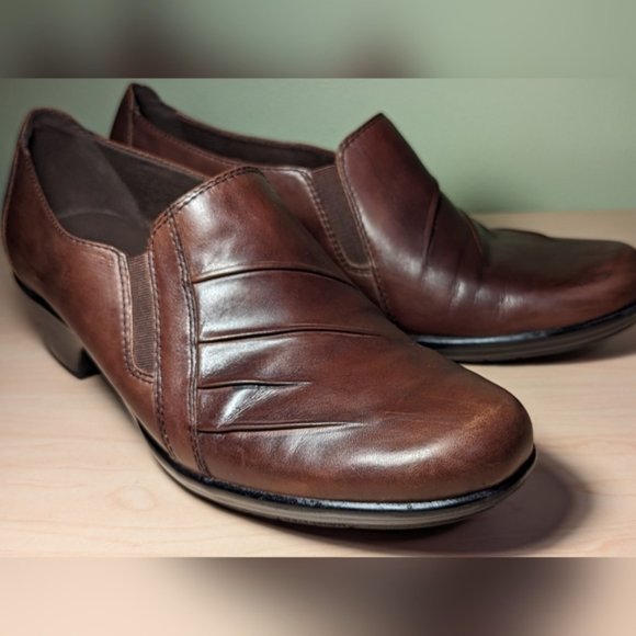 Clark's Partridge Brown women's shoe size 10 wide - Picture 2 of 11